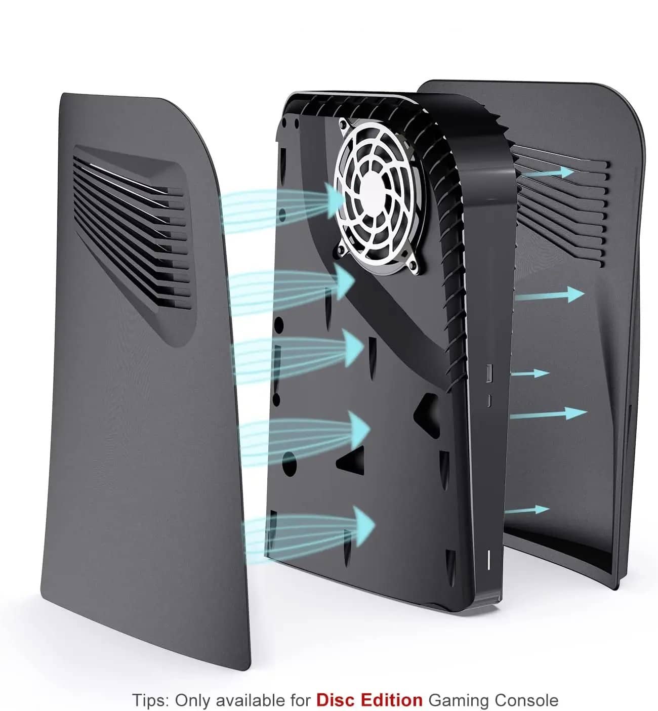 ABS Protective Case with Thermal Dissipation Opening for PS5 Disc 1st Edition