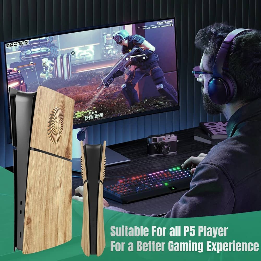 Cooling Panels for PS5 Slim Disc Edition in Durable ABS