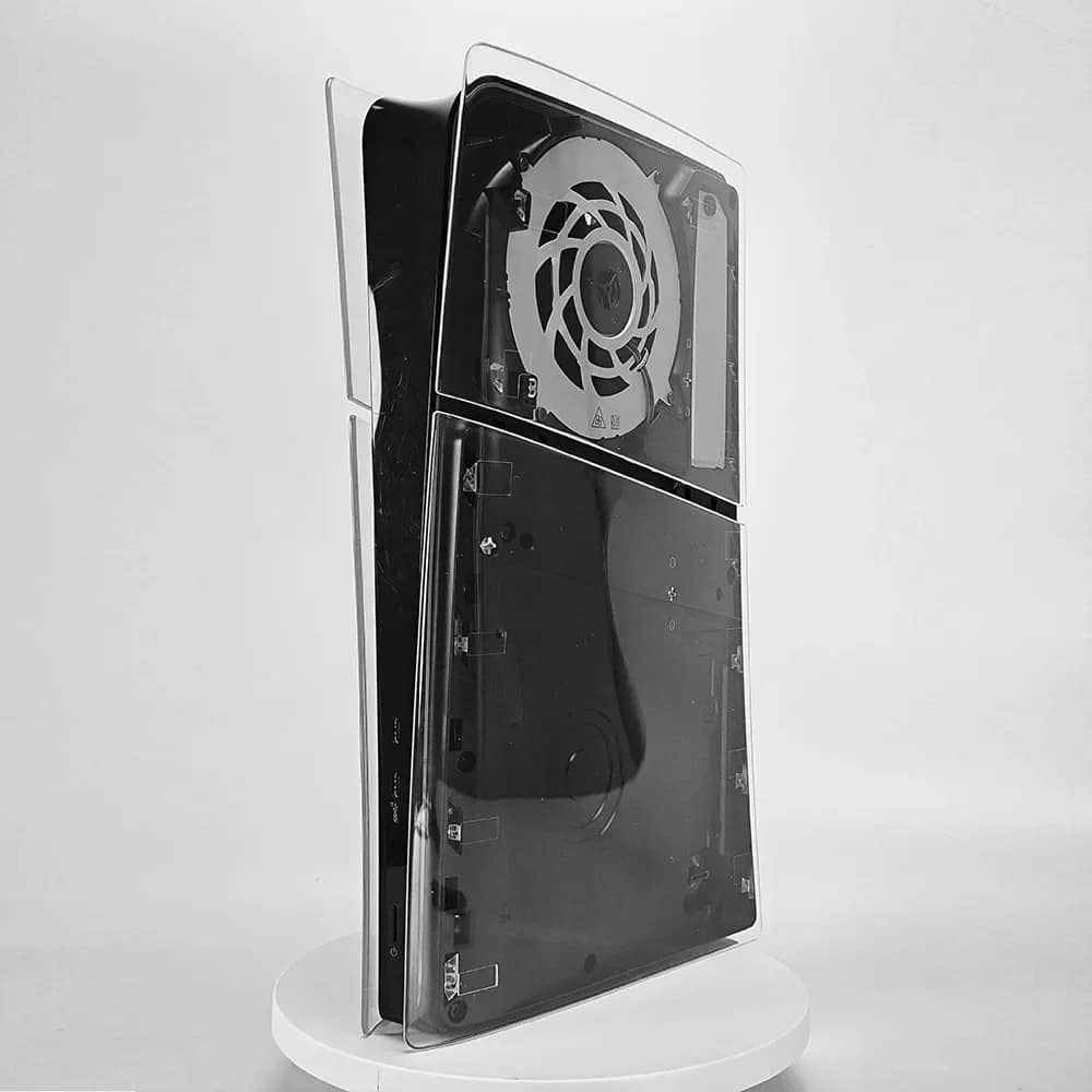 Custom Transparent Case for PS5 Slim Digital Edition
