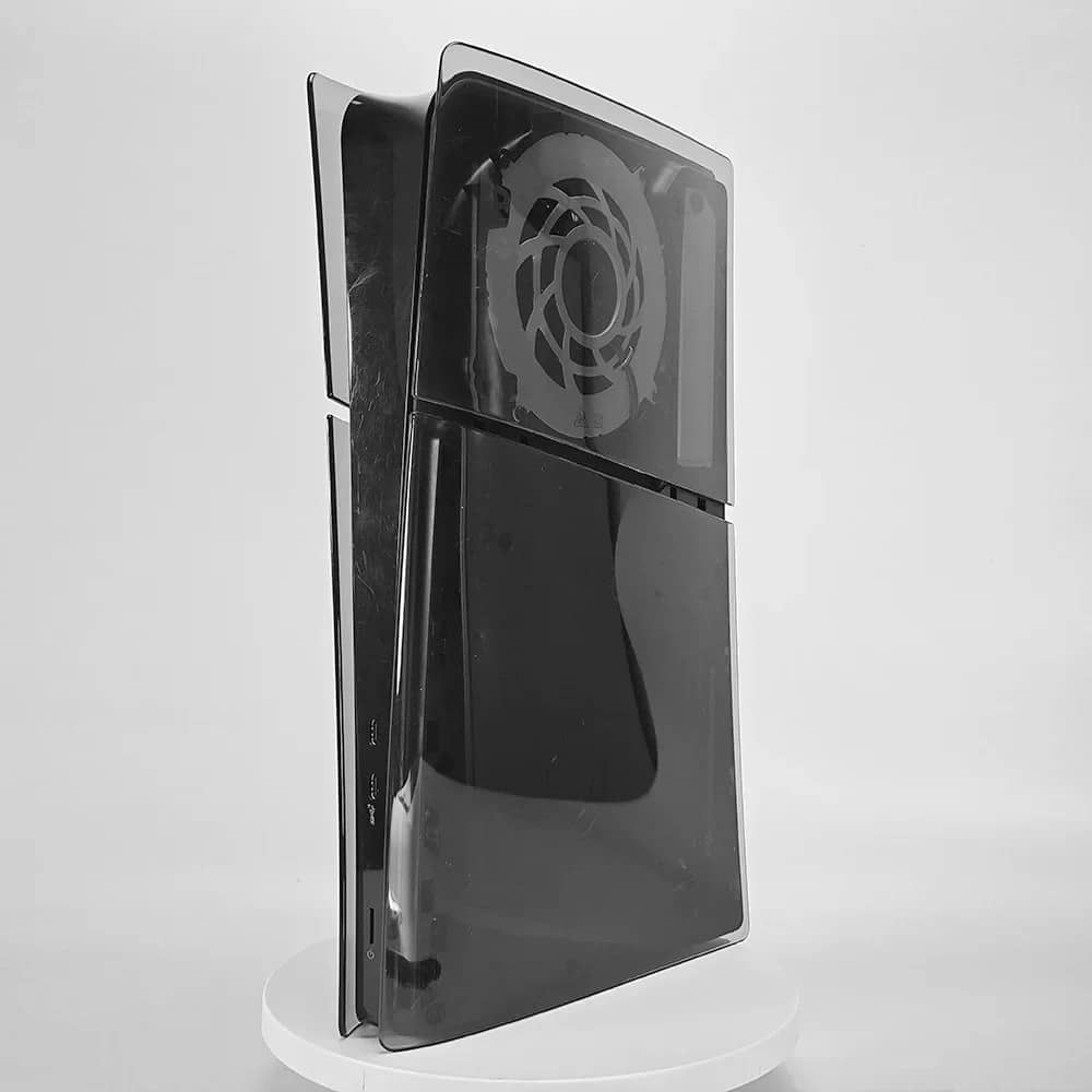 Coque transparente personnalisée pour PS5 Slim Disc Edition