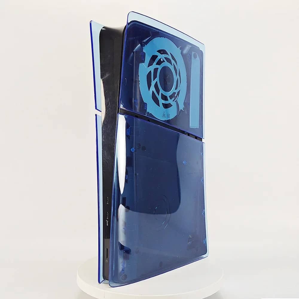 Coque transparente personnalisée pour PS5 Slim Disc Edition