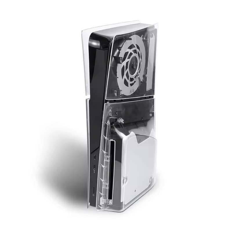 Coque transparente personnalisée pour PS5 Slim Disc Edition